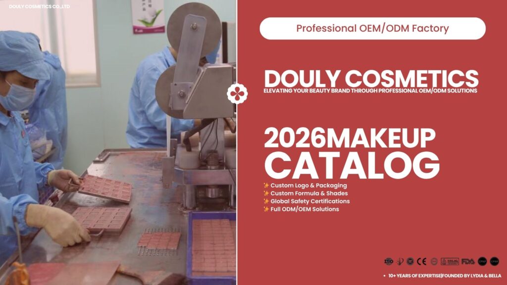 Custom private label lip gloss manufacturing with low MOQ of 50 pieces by Duoly Cosmetics.