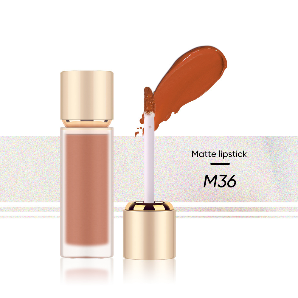 nude gold ring cap velvet matte liquid lipstick – private label 12 shade transfer proof matte lip glaze wholesale nude gold ring cap velvet matte liquid lipstick – private label 12 shade transfer proof matte lip glaze wholesale