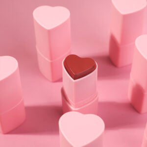 heart shaped cream blush stick – private label vegan multi use contour & cheek rouge stick wholesale
