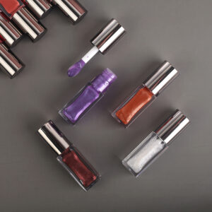 chrome cap square tube high shine liquid lipstick – private label mirror finish shimmer lip gloss wholesale