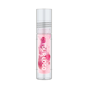 real rose petal shimmer lip gloss – private label clear tube plumping hydrating lip care oil wholesale