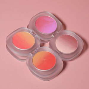 gradient pressed powder blush – private label matte & shimmer cheek color with full oem/odm customization