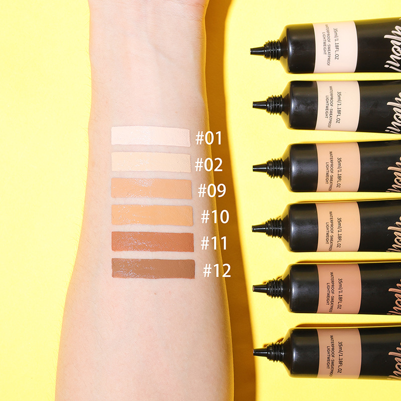 private label full coverage liquid foundation – custom logo waterproof oil control concealer bb cream wholesale (50 shades) private label full coverage liquid foundation – custom logo waterproof oil control concealer bb cream wholesale (50 shades)