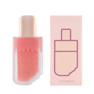 popsicle ice cream shaped shimmer lip glaze – private label high shine hydrating lip gloss wholesale