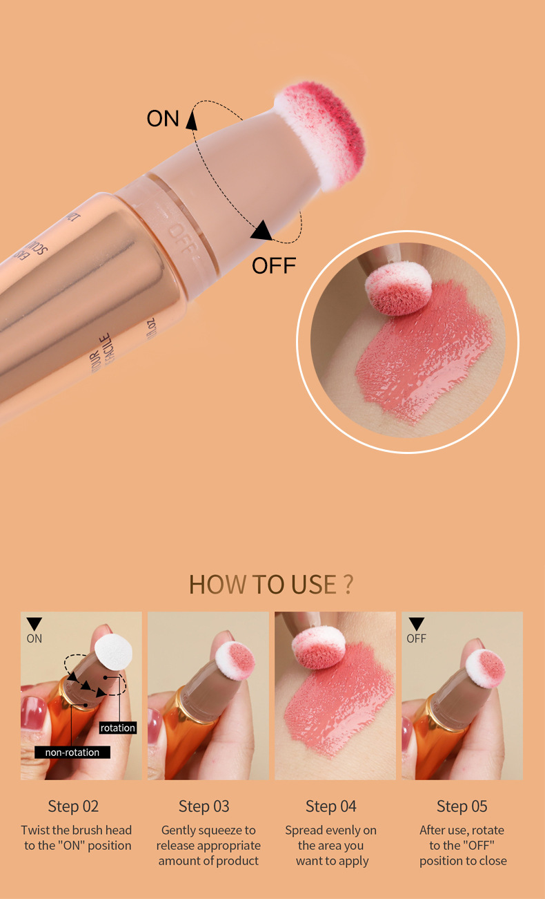 private label liquid blush wand with cushion applicator – custom logo nourishing cheek & lip beauty wand wholesale private label liquid blush wand with cushion applicator – custom logo nourishing cheek & lip beauty wand wholesale