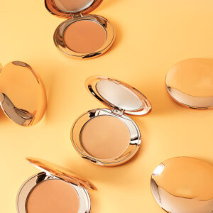 Private Label Matte Pressed Powder - Custom Logo Silky Sheer Setting & Touch Up Compact Wholesale MOQ 500pcs