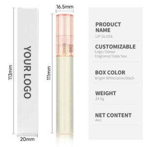 ice flat iron glass jelly lip oil – private label high shine hydrating lip gloss wholesale